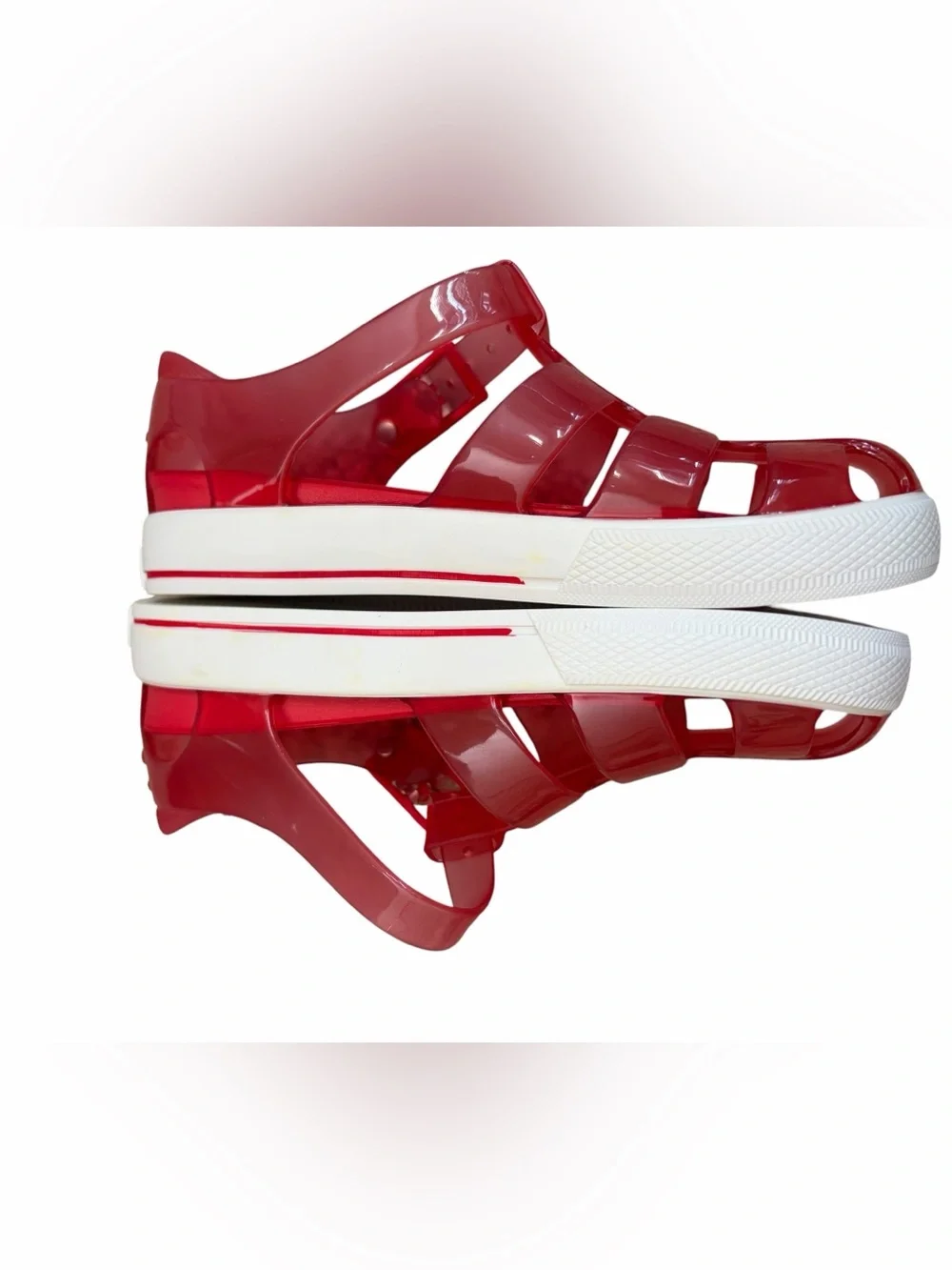 Igor Clear Red Jellies Sandals